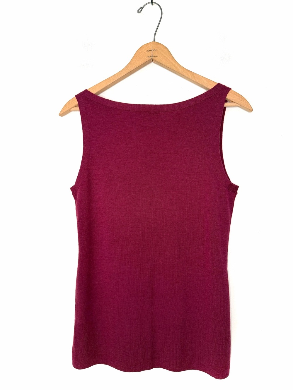 Eileen Fisher Ultra fine Merino Wool Sequin Front Shell Top Sweater Soft Size S - Picture 4 of 6